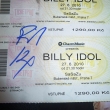 BILLY IDOL - vstupenky podpis