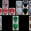 KISS - Eric Singer 2010 / KISS - Gene Simmons 2010 / KISS - Tommy Thayer 2010 / KISS - Ace Frehley 2000 / KISS - black promo 2012 / KISS - white promo 2012 / KEITH URBAN / KAISER CHIEFS - Andrew White / KINGS X - Dough Pinnick 2004