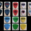 NIN 2008 black / NIN 2005 grey / NIN 2005 red / NIN 2008 no pick/ NIN 2005 white / NIN 2005 blue Twiggy Ramirez / NIN 2007 green Twiggy Ramirez / NIN 2005 yellow Twiggy Ramirez