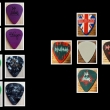 DEFF LEPPARD - Vivian Campbell 2008 / Rick Savage 1999 / Phil Collen / promo / 4x promo 2015